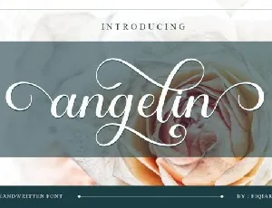 Angelin font