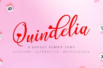 Quindelia Script font