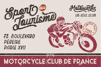 Motowerks Vintage Script font