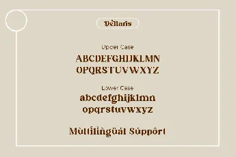 Delaris font