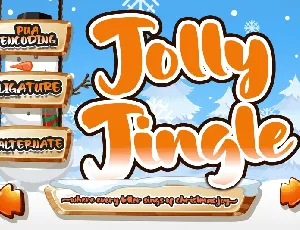 Jolly Jingle-Personal use font