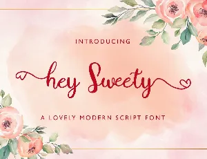 Hey Sweety font