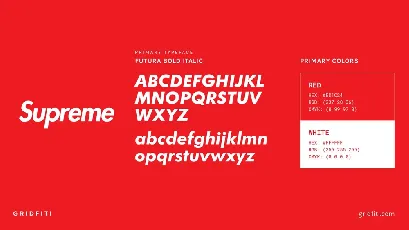 Supreme Sans Family font