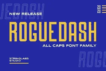 Roguedash font