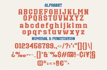 Bullsy College font