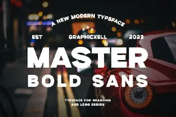 Master Bold font