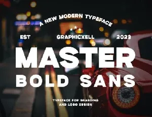 Master Bold font