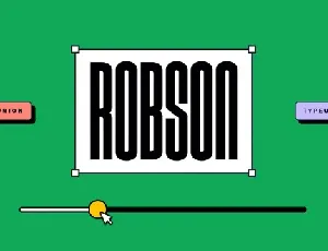 Robson Family font