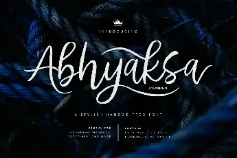 Abhyaksa Handwritten font