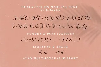 Marlina font