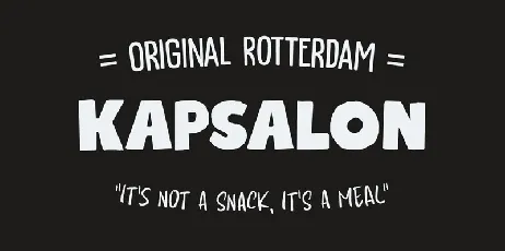 Kapsalon Typeface font