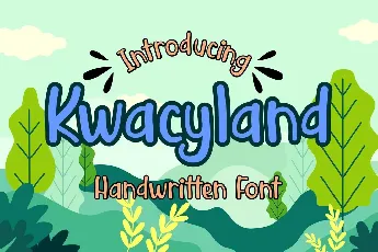 Kwacyland Script font