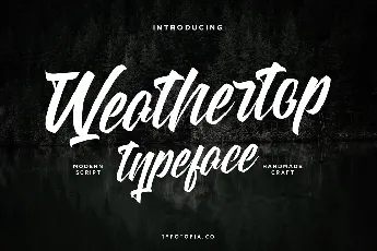 Weathertop font