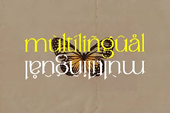 Mergian Regular font