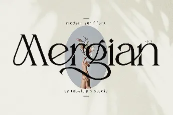 Mergian Regular font