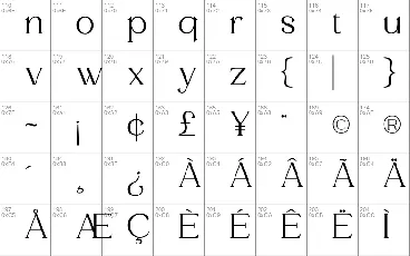 Mergian Regular font