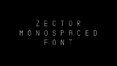 Zector font