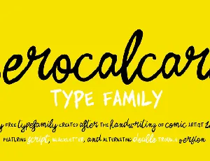 Zerocalcare font