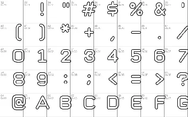 Taurus Mono Outline font