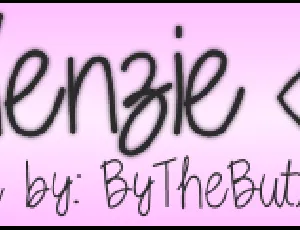 Kenzie font