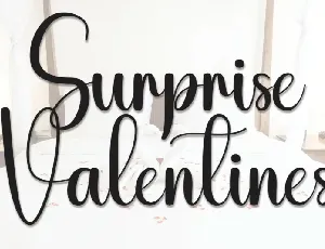 Surprise Valentines Script font