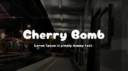 CherryBomb font