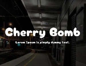 CherryBomb font