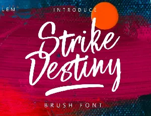 Strike Destiny font