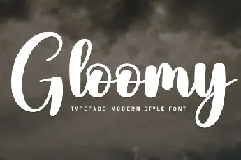 Gloomy Script font