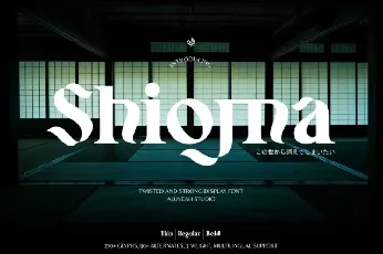 Shioma font