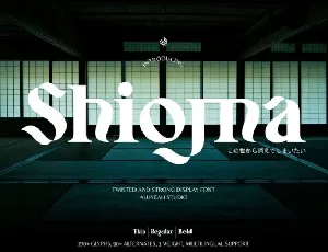 Shioma font