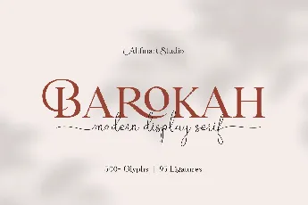 Barokah Duo font