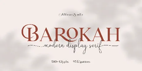 Barokah Duo font