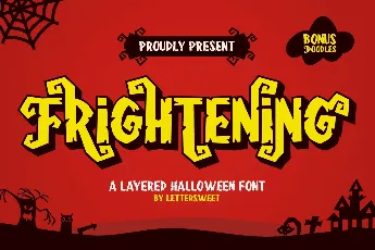 Frightening FREE font