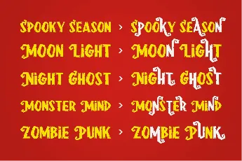 Frightening FREE font