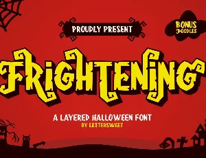 Frightening FREE font