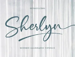 Sherlyn font