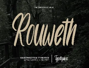 Rouweth font