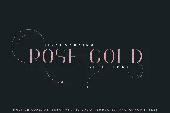 RoseGold font