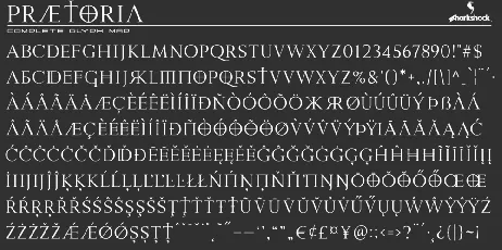 Praetoria font