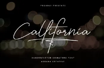 Callifornia font