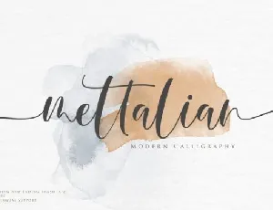 Mettalian font