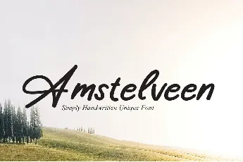 Amstelveen font