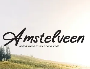 Amstelveen font