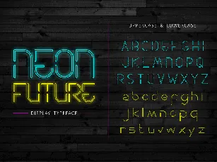 Neon Future font