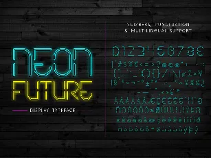 Neon Future font