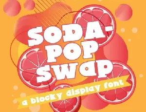 Sodapop Swap Display font