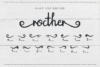 Rocther Script font