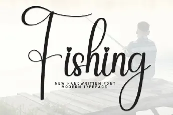 Fishing Script font