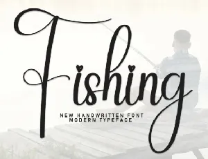 Fishing Script font